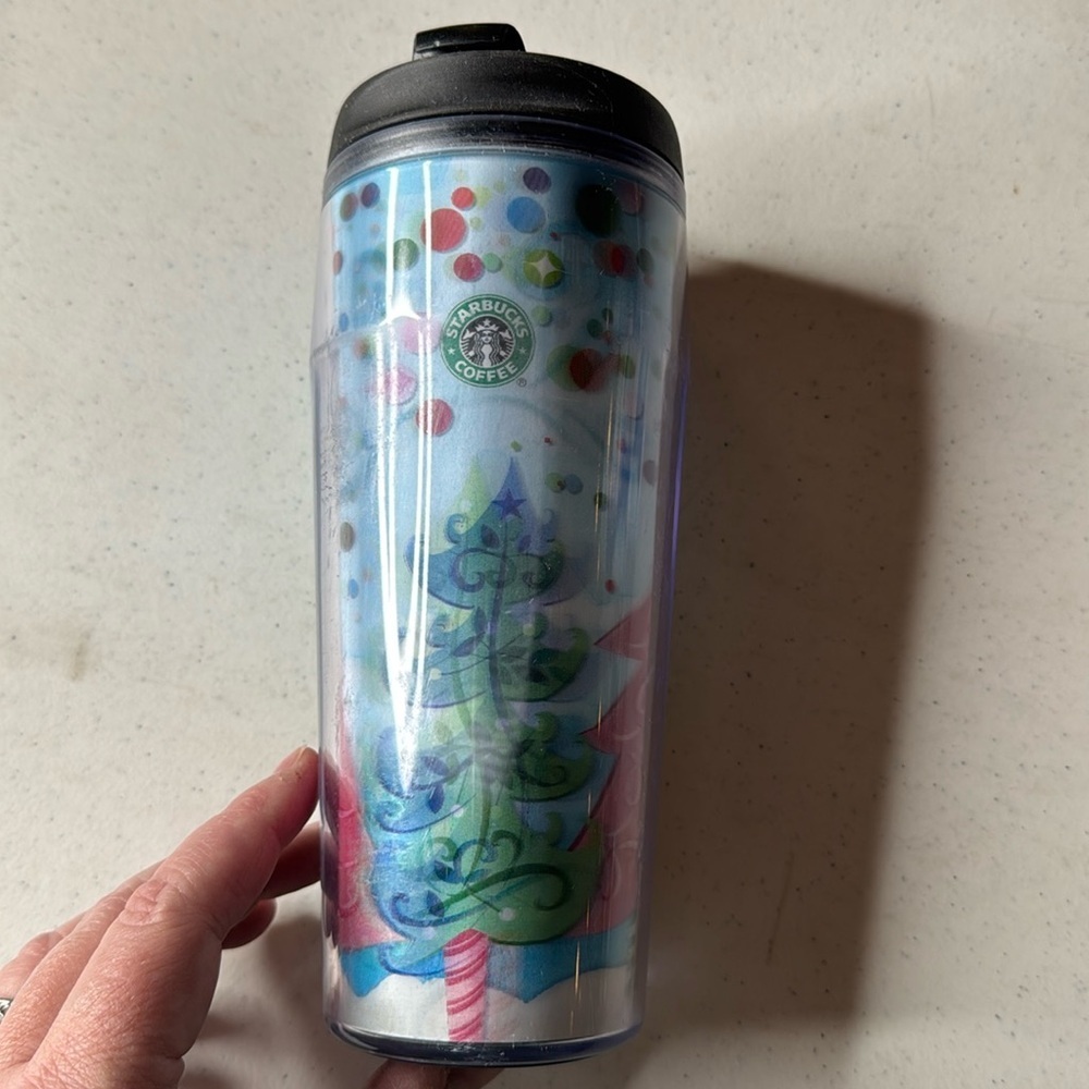Vintage 2004 Rare Starbucks Plastic Tumbler 16 Oz